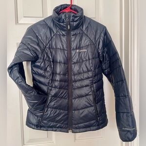 Columbia Omni Heat Full Zip Insulated Jacket Women’s Jacket, Black, Size XS